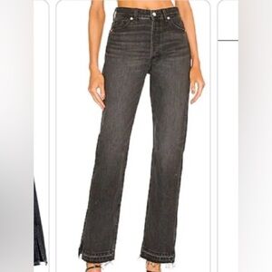 NWT EB Denim Unraveled Two Grade School Washed Black size‎ 27